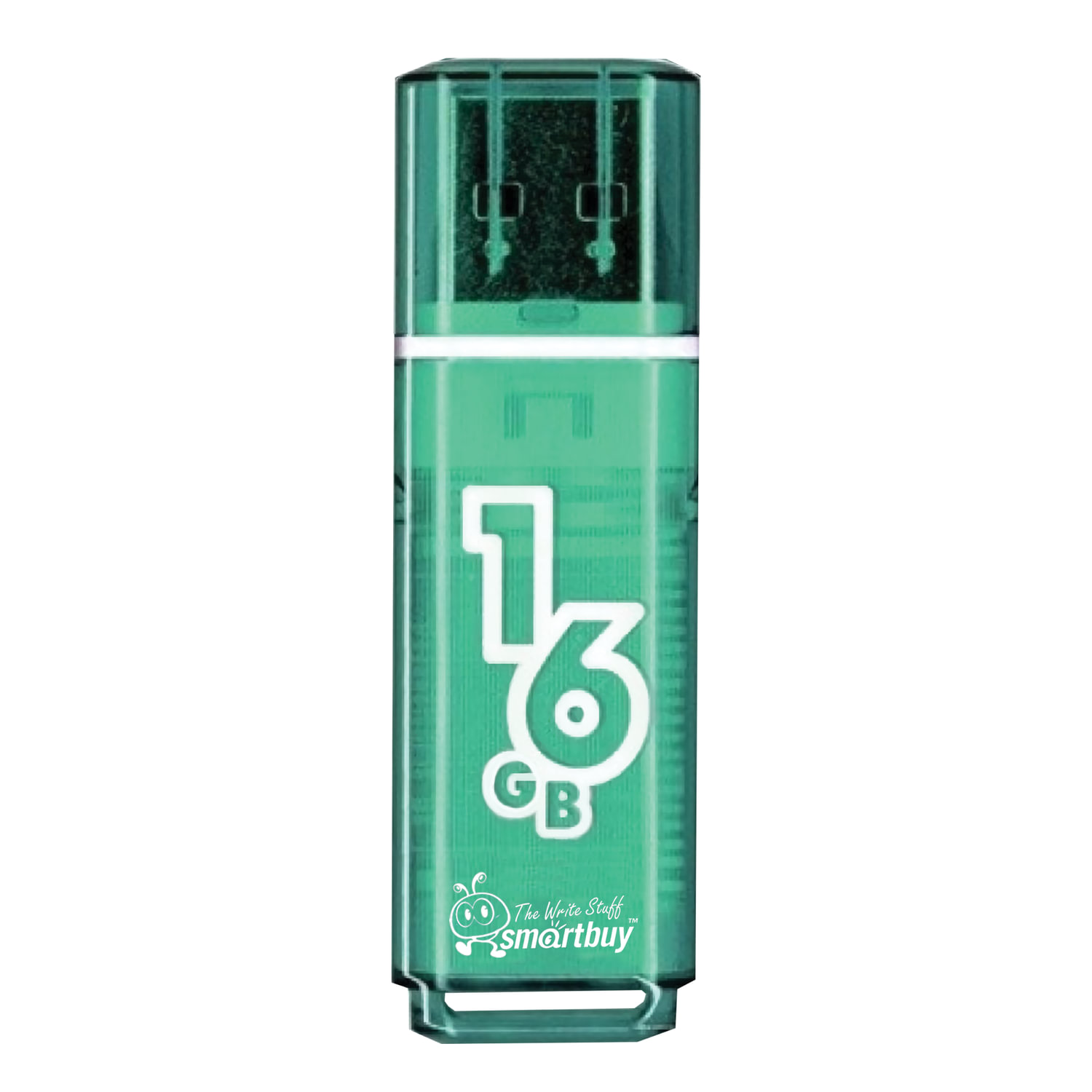 Флэш-диск Smart Buy 16Gb Glossy series Green