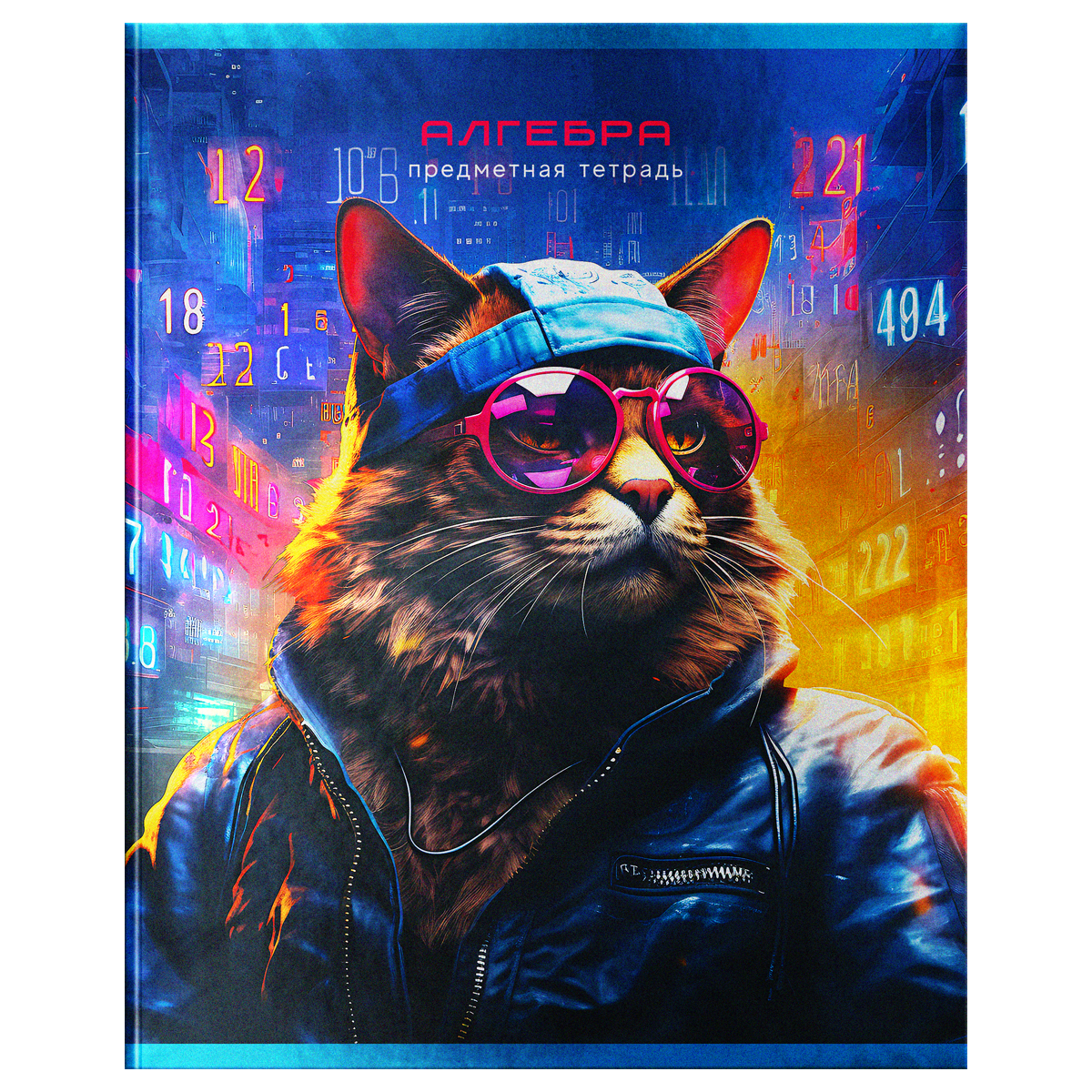 Тетрадь предметная Алгебра 48л. BG "Мир будущего" - , металлизированный картон