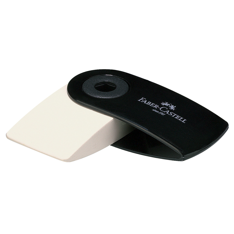Ластик FABER-CASTELL Sleeve Mini 54*25*13см, черный пласт корпус
