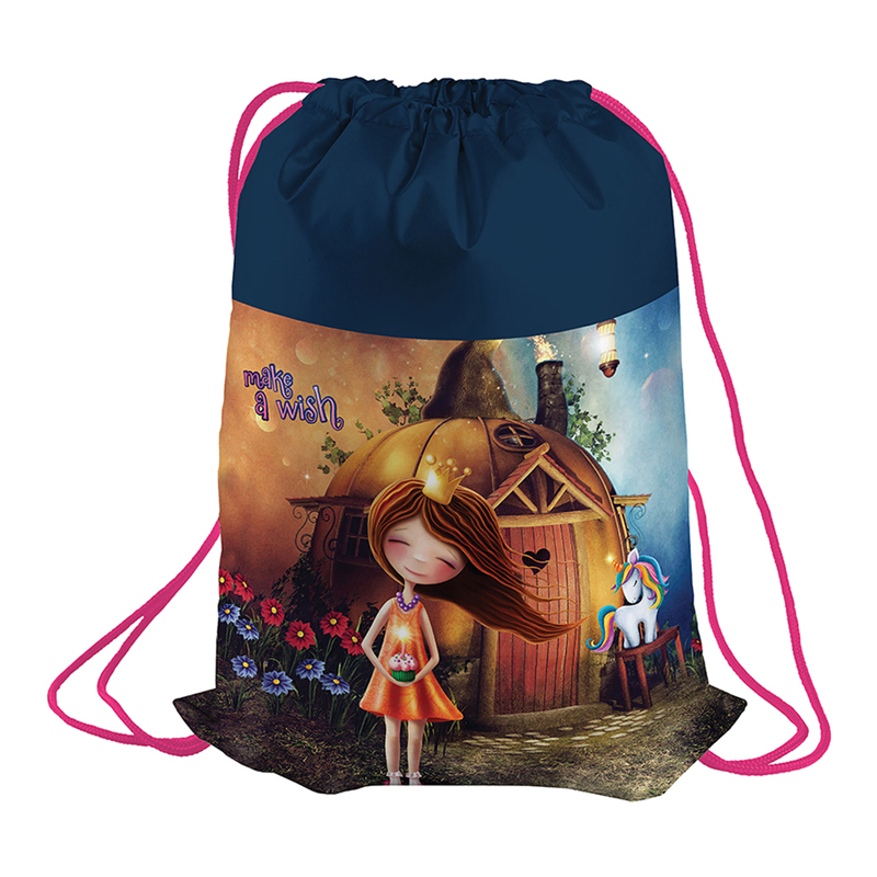 Мешок для обуви 1 отделение Berlingo "Magic", 410*490мм, с вентил. сеточкой