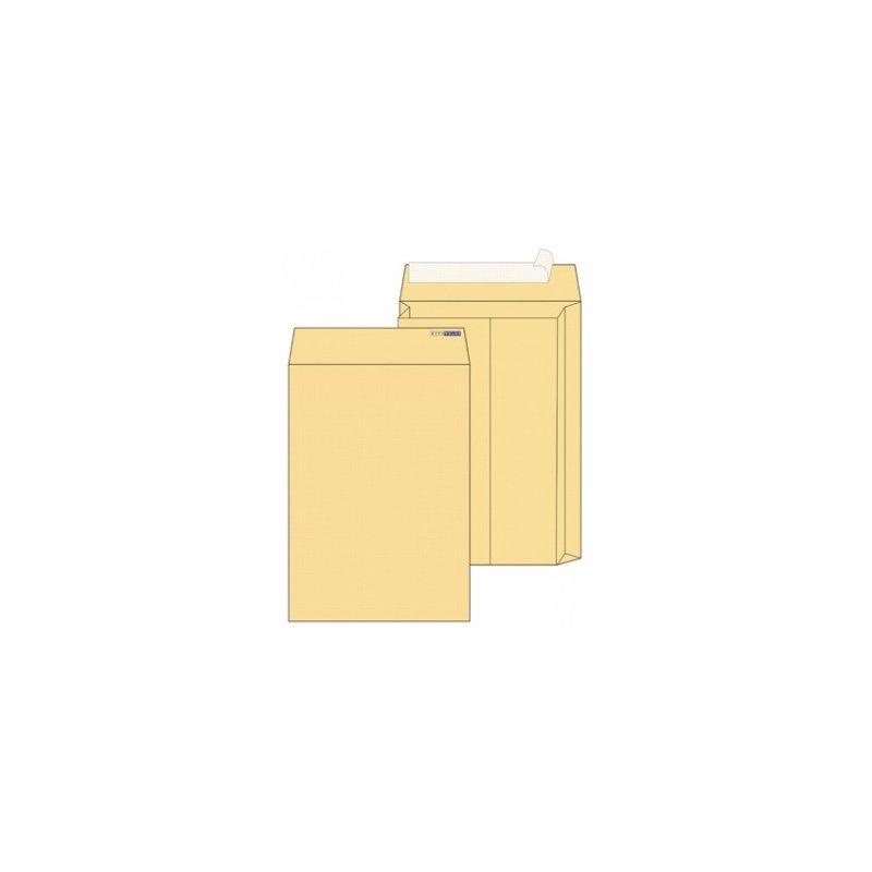 Конверт EXTRAPACK KRAFT 230*330*40 пакет объемный стрип крафт100г/м2