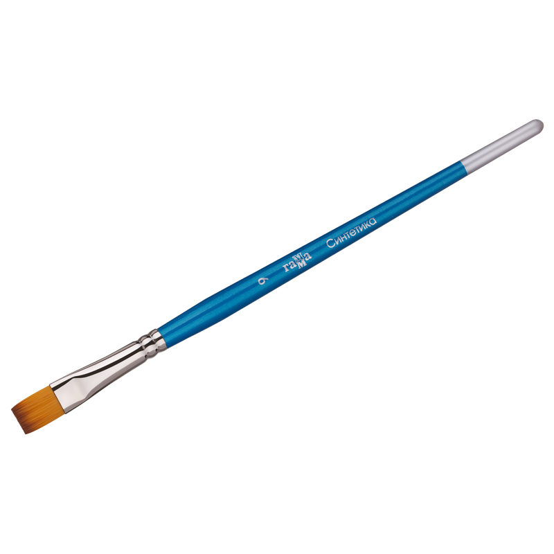 Кисть Синтетика плоская №9 Гамма