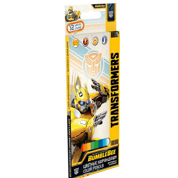 Карандаши 12цв Transformers