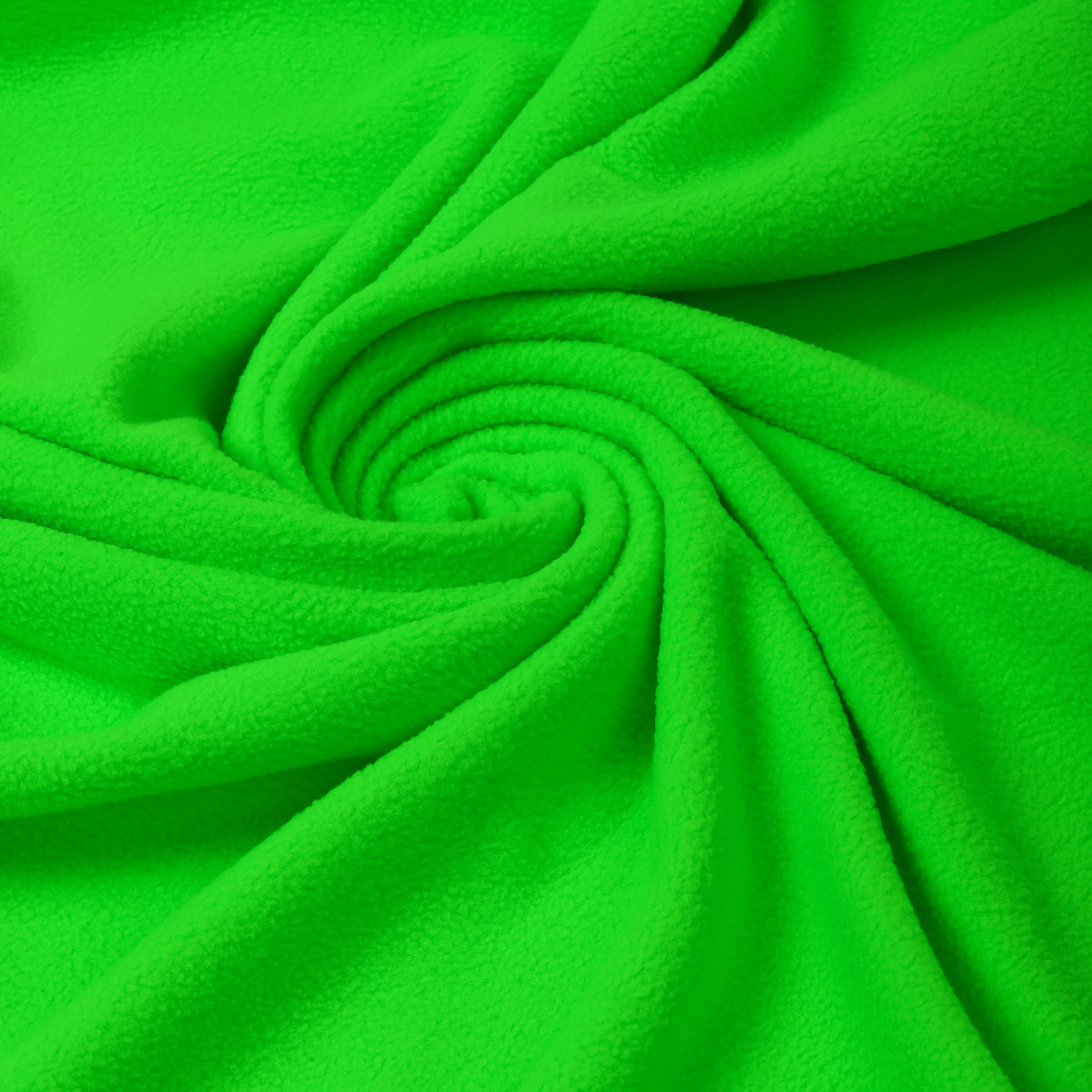 Ткань флис 2-х ст. TBY-0240-F333 240 г/м² 100% ПЭ шир.150см  цв.F333 неон зеленый 1/10м