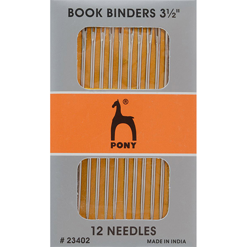 23402 Иглы ручные для переплетных работ Book Binders 3 1\2', 12шт, PONY ()