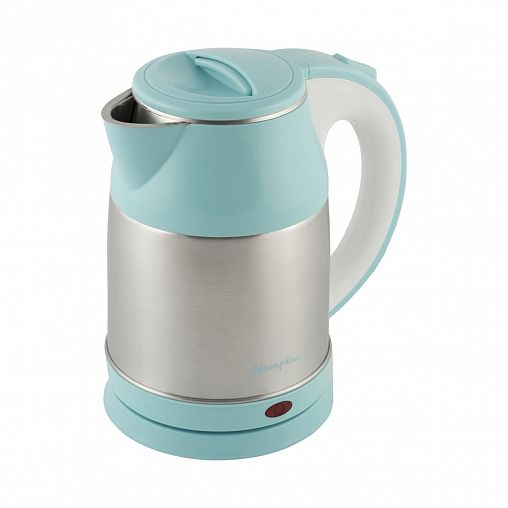 Чайник МАТРЁНА МА-121 электрический (1,8 л) стальной, голубой 