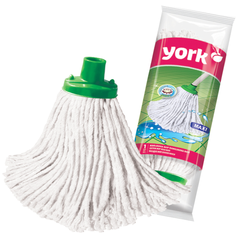 Насадка для швабры (веревочная) York "Maxii", хлопок, 370*80*150мм 073020