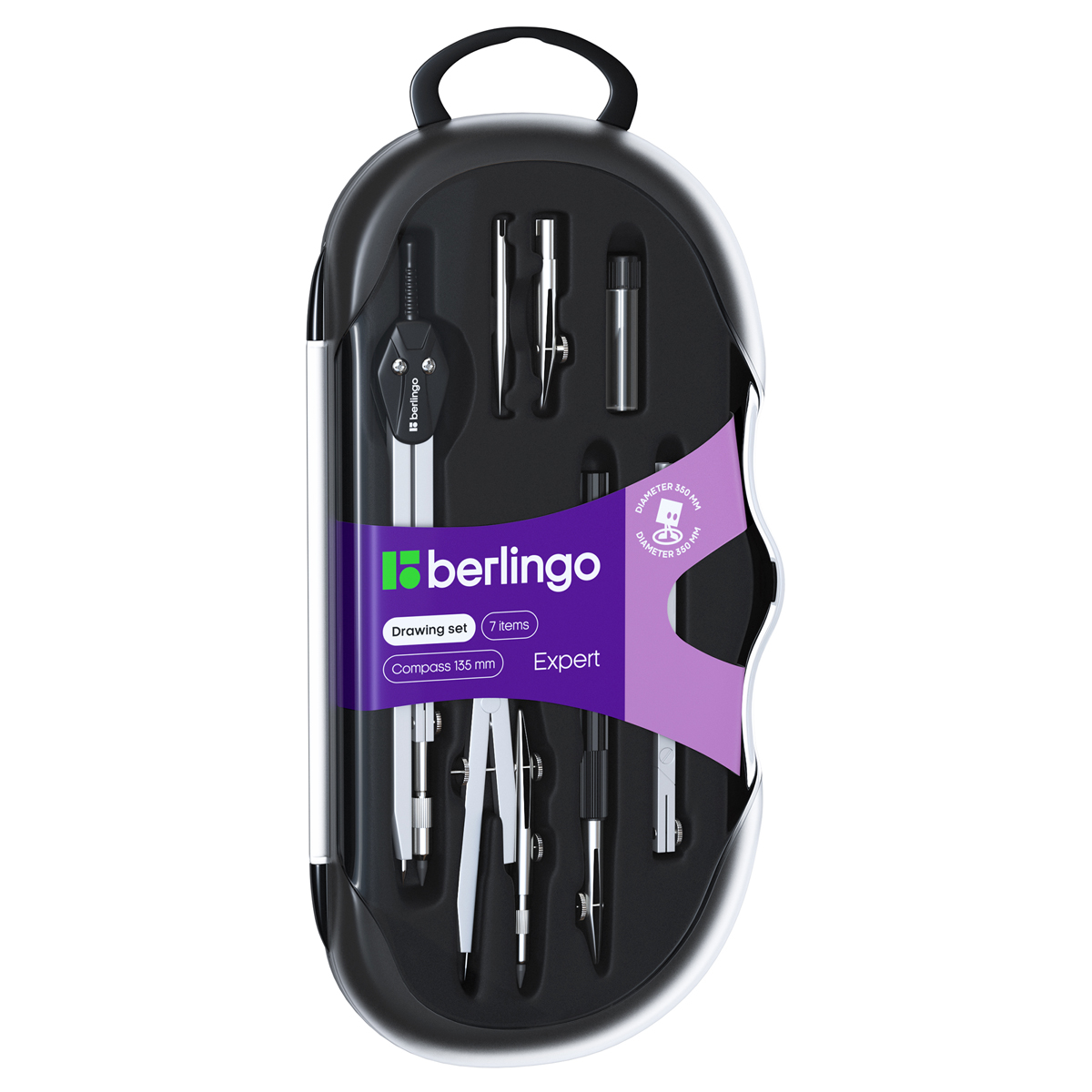 Набор чертежный 7пр Berlingo Expert