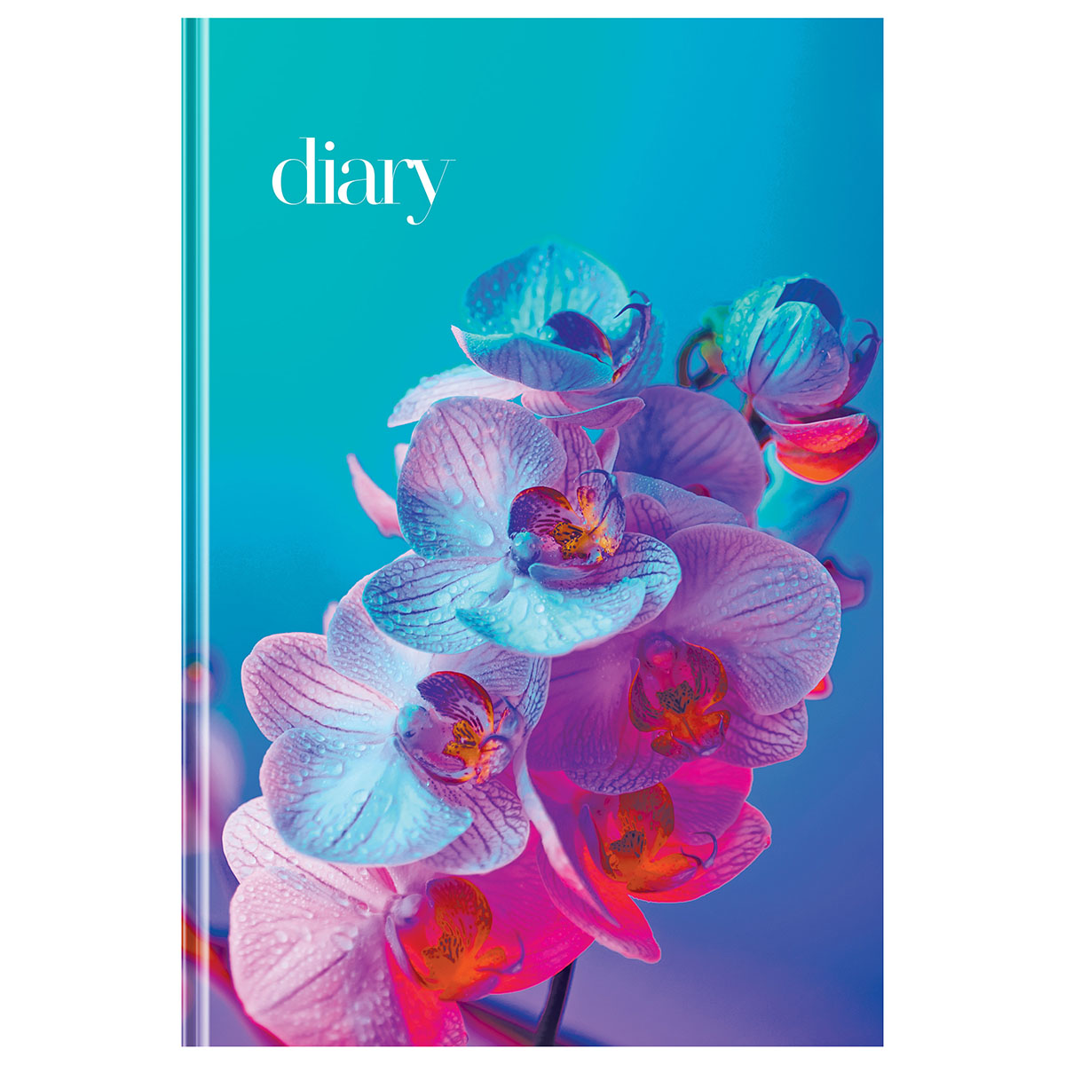 Ежедневник недатированный А5, 136л., ЛАЙТ BG "Орхидея", глянцевая ламинация