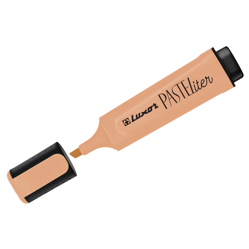 Текстовыделитель LUXOR Pasteliter пастельный 1-5мм оранжевый 1/12