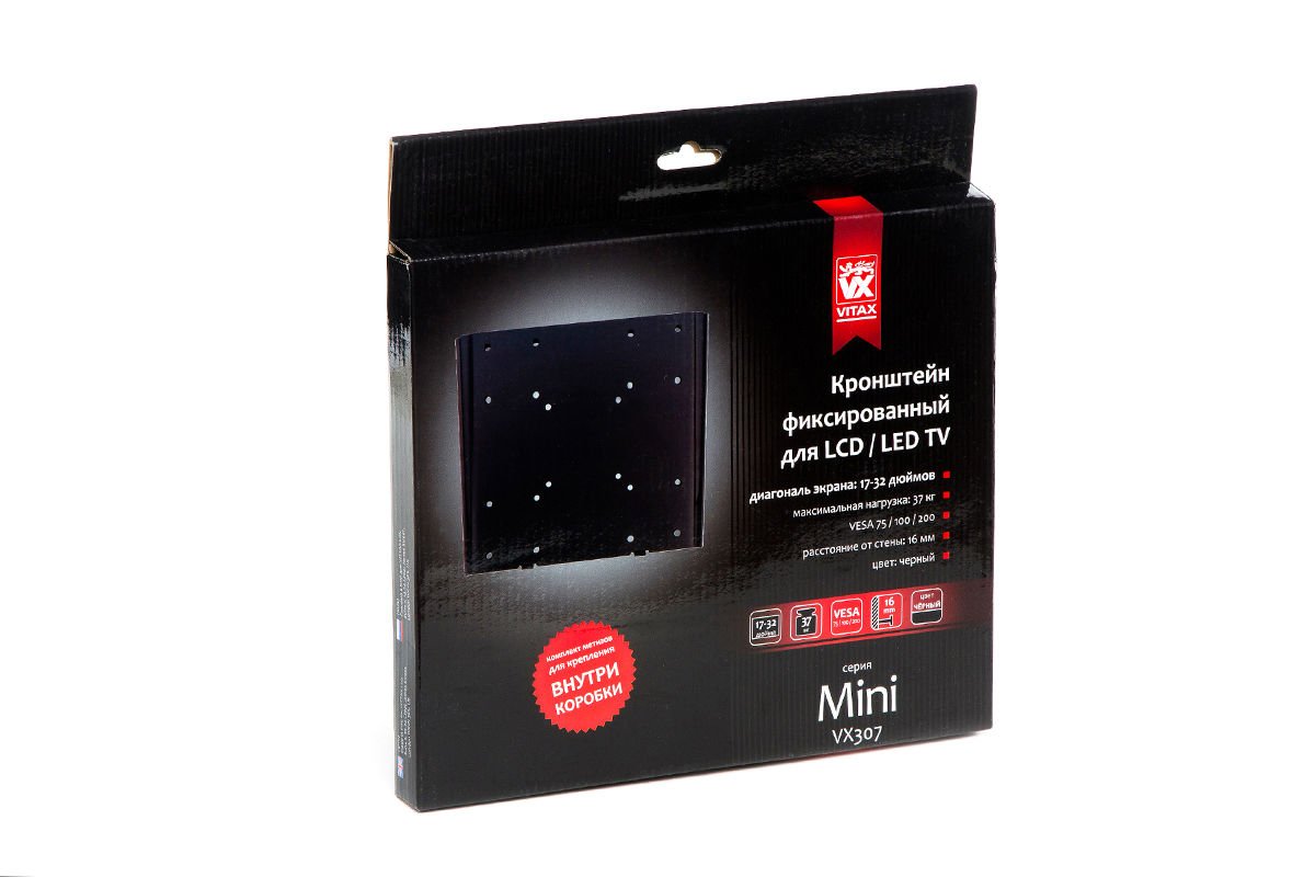 Кронштейн VITAX-307,mini LED/LCDтв,17-32(до37кг)
