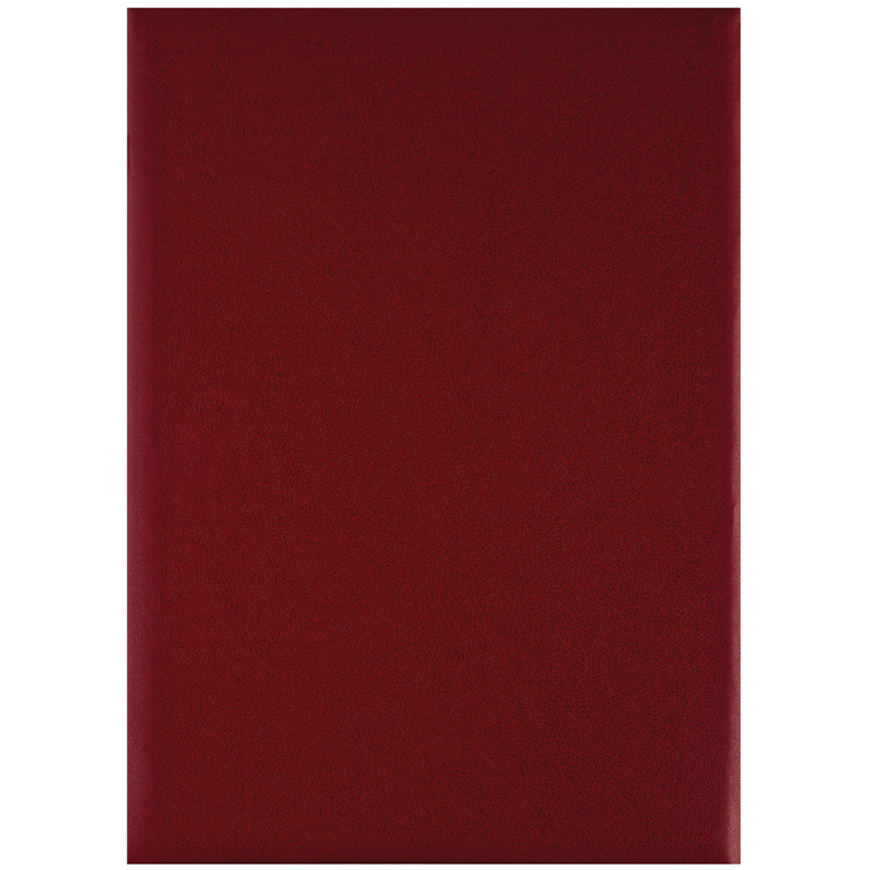 Папка адресная А4 OfficeSpace без надписей, бумвинил, бордовый