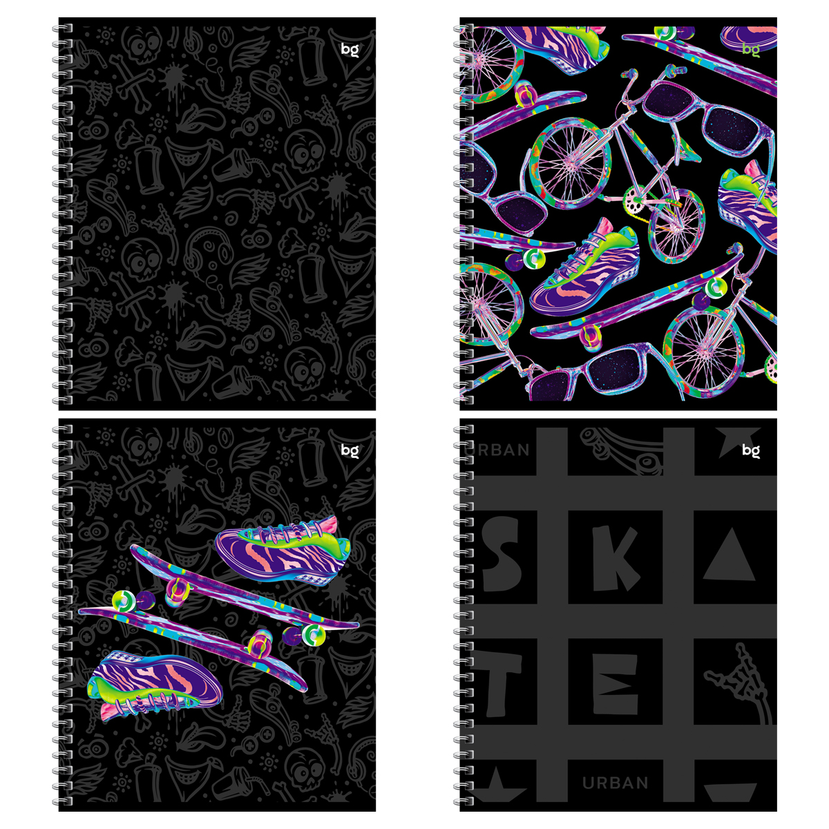 Тетрадь А5 96л лин гребень BG "Outdoors"