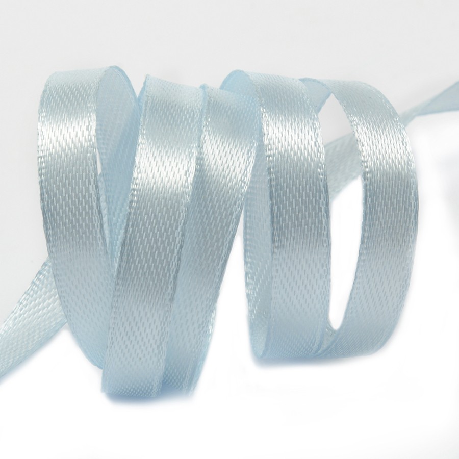 Лента атласная 1/4" (6мм) цв.3102 св.голубой IDEAL 1м/уп.27,4 м