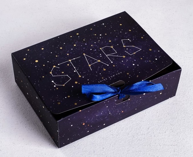 Коробка подарочная Stars, 16,5 х12,5 х5 см   4532948