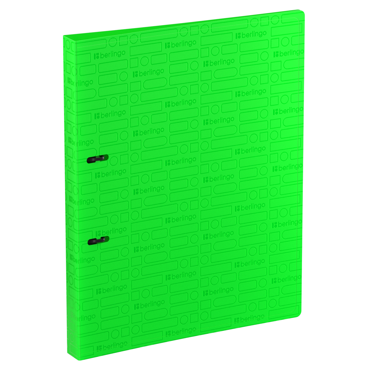 Папка на 2 кольцах А4 Berlingo "Your Way",24мм 600мкм, зеленый неон, D-кольца, с внутр. карманом