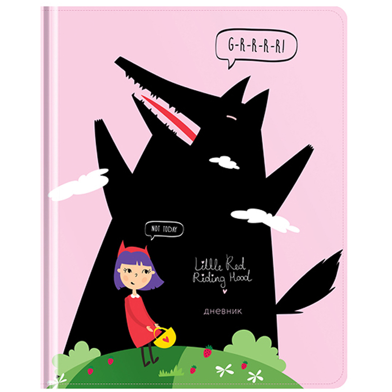 Дневник 1-11 кл. 48л. ЛАЙТ Greenwich Line "Little red", иск. кожа, 3D УФ-печать,тиснение фольгой, то