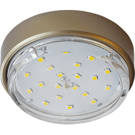 Ecola GX53 5356 Накладной Легкий Золото (светильник) 18x95  [FG5356ECD]