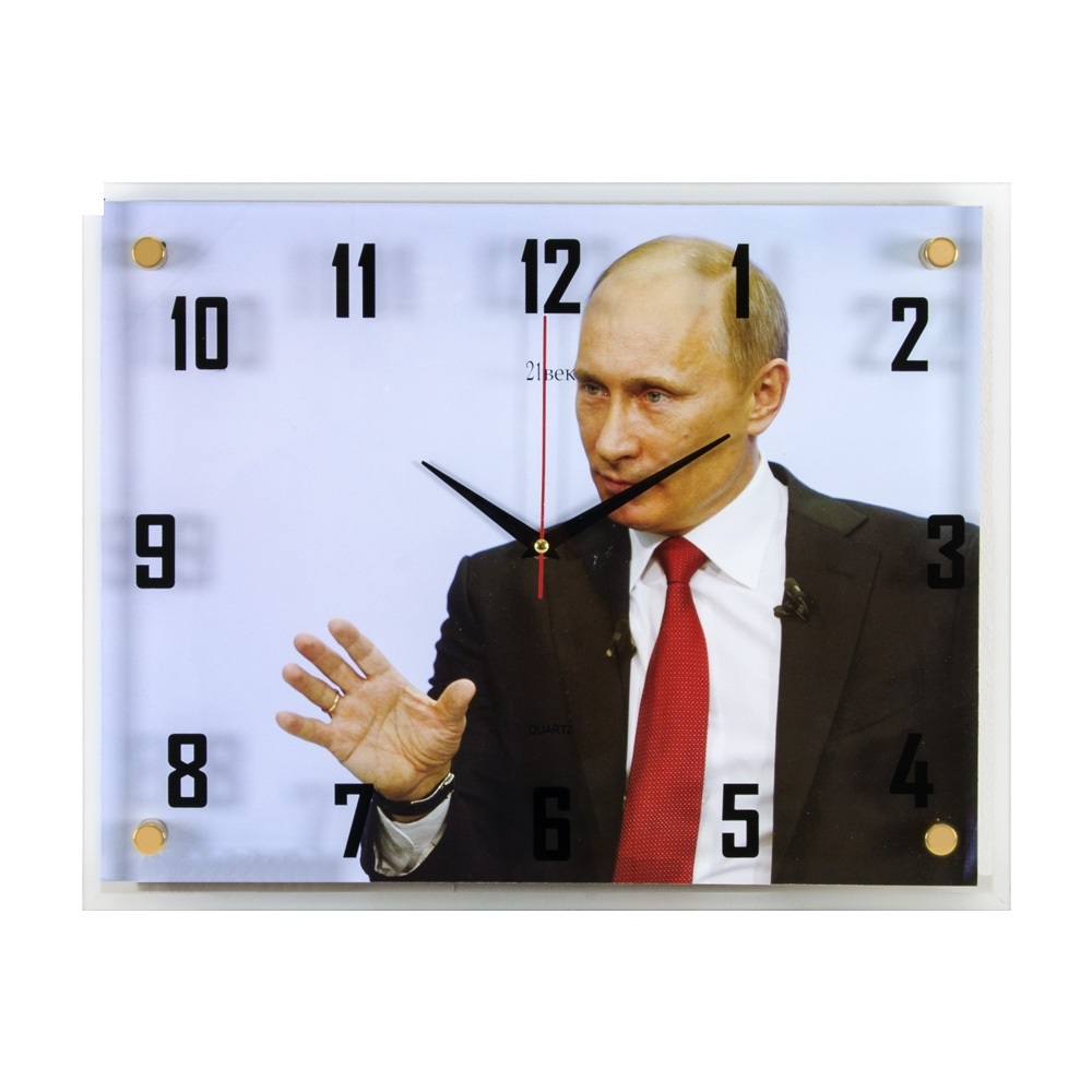 Часы настенные 3545 СН 1013 "21 Век" 35*45см Путин