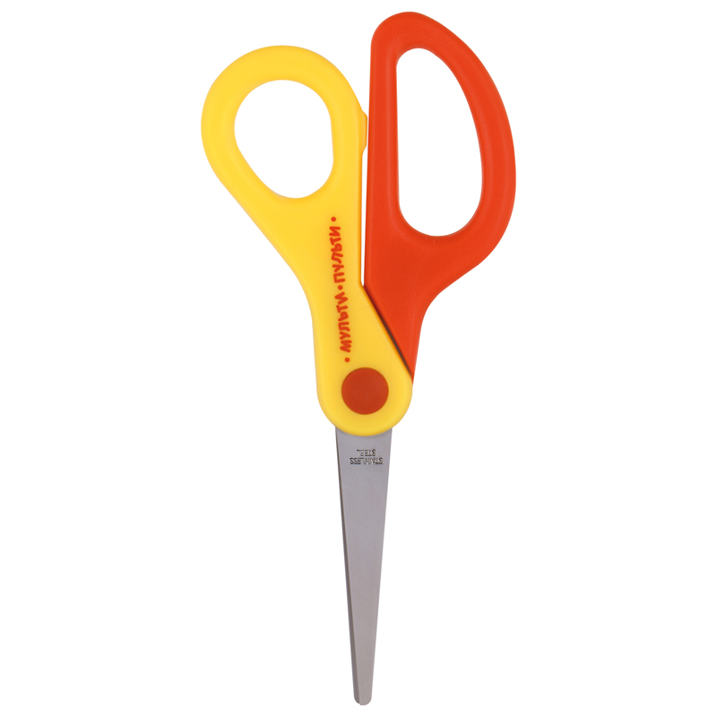 Ножницы детские Мульти-Пульти "Приключения Енота" 13,5см, с линейкой, ассорти, европодвес Ножницы детские Мульти-Пульти "Приключения Енота" 13,5см, с линейкой, ассорти, европодвес