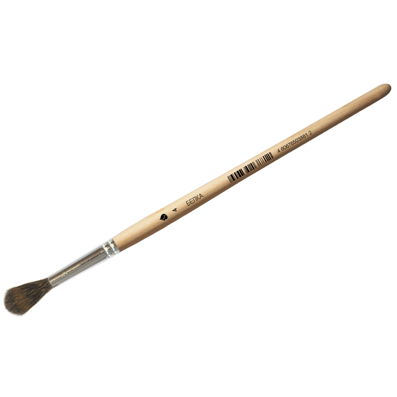 Кисть белка круглая №4 ХМ, 