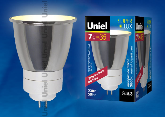 Uniel ESL-JCDR CL-7/2800/GU5.3 Лампа эн/сб