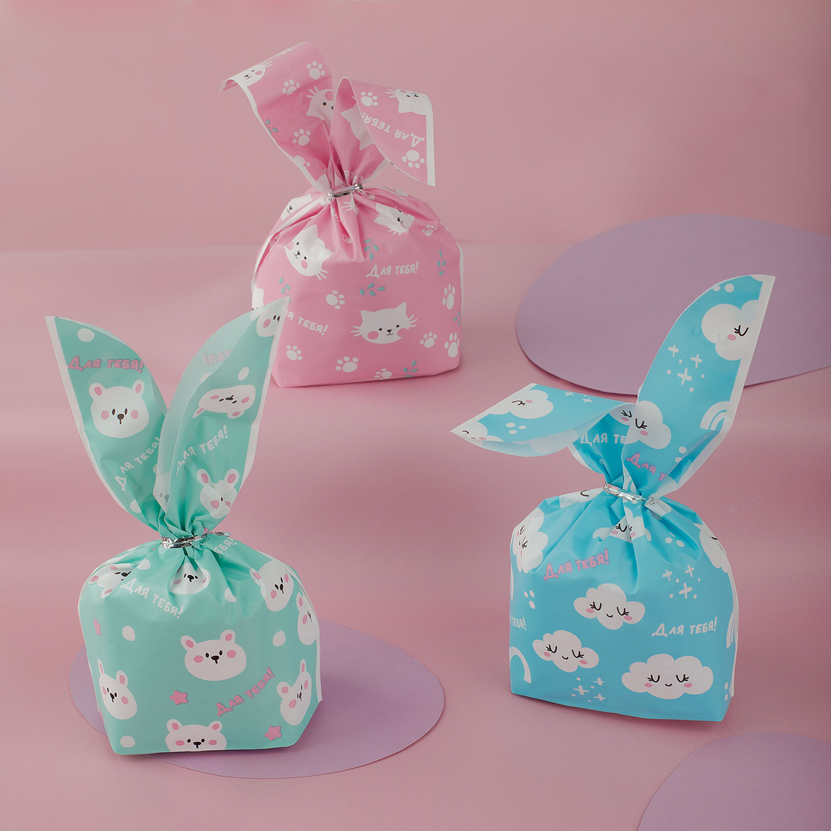 Пакет подарочный 13.5*22 см, MESHU "Funny pattern" 1/30