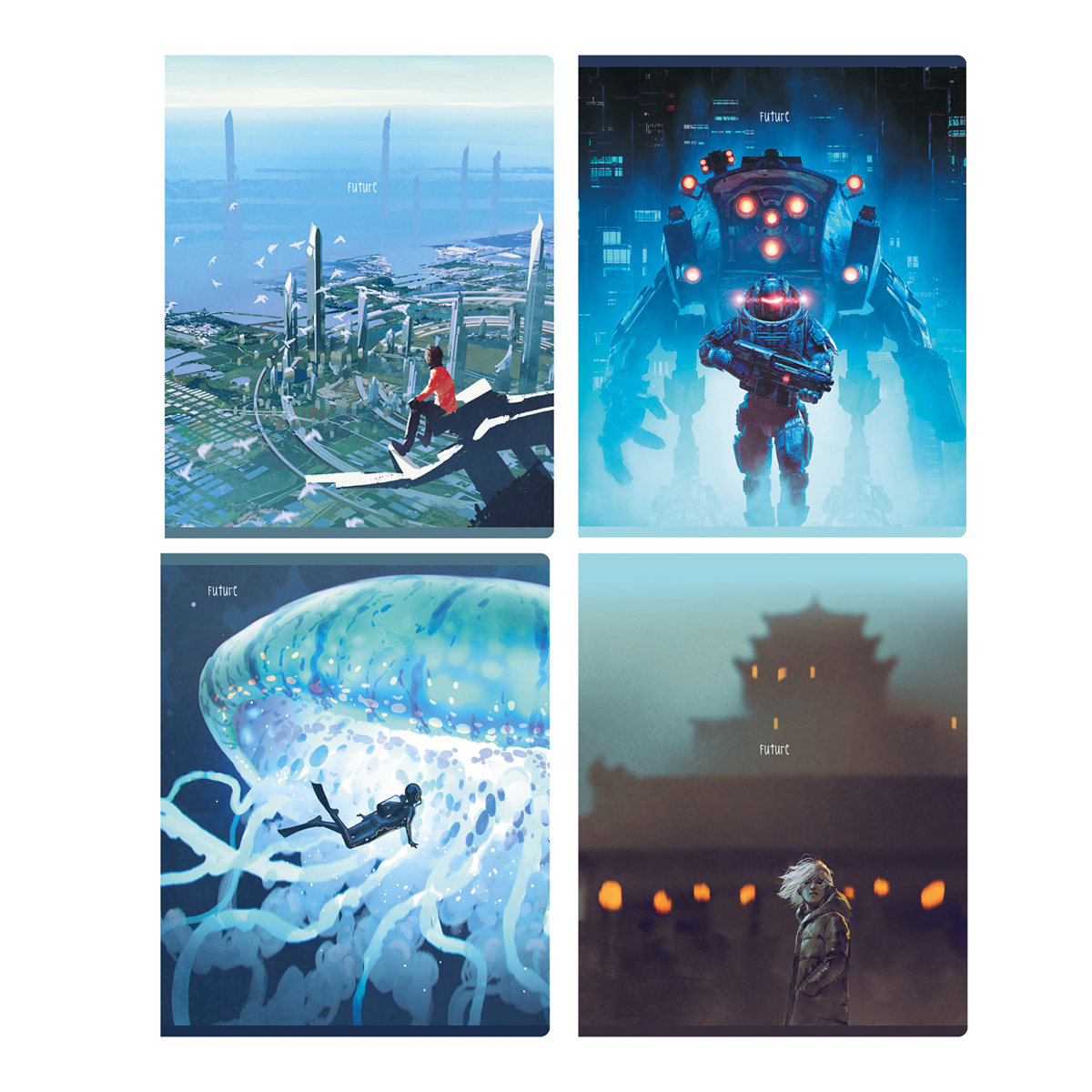 Тетрадь А5 48л,кл BG "Мир будущего"