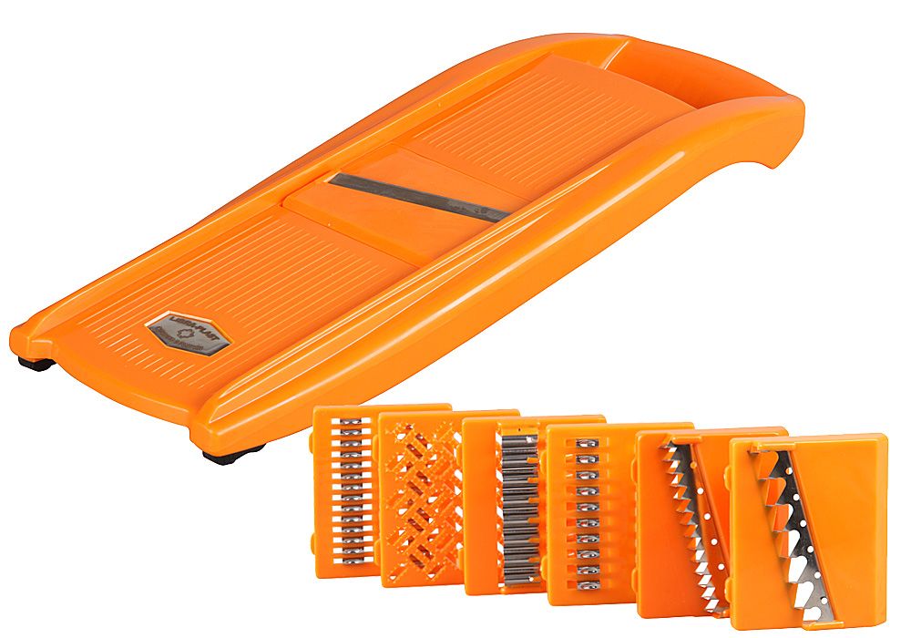 Овощерезка  рыжая №7 620-09, Размеры 36х12х4см.Материал АБС-пластик, нержавеющая сталь