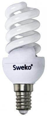 Sweko CFL-SF-08W-827-E14-10 лампа энергосб. 38021