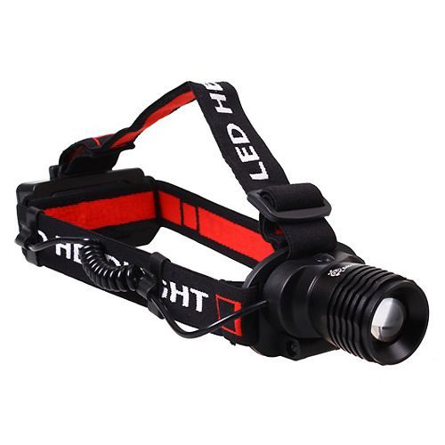 Фонарь Smart Buy 3W CREE LED налобный черный с зум