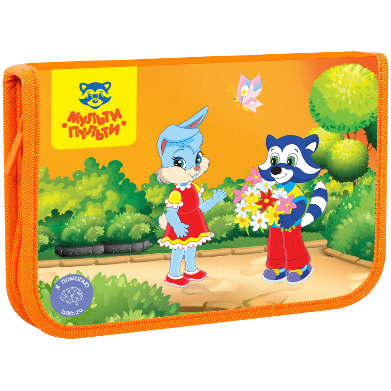 Пенал 1отд ART SPACE Мульти-пульти. Приключения Енота, с отккидной секцией