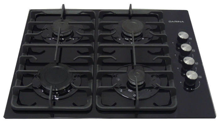 Встраиваемая независимая газовая поверхность Darina 1T1 BGC 341 12 B, 4 конфорки