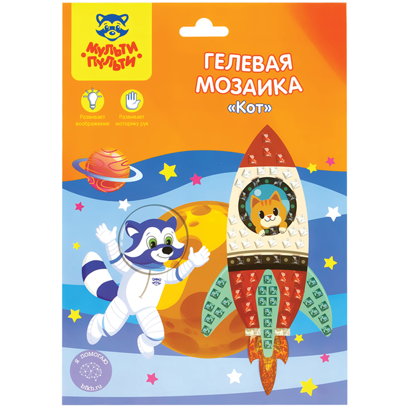 Мозаика гелевая Мульти-Пульти "Кот"
