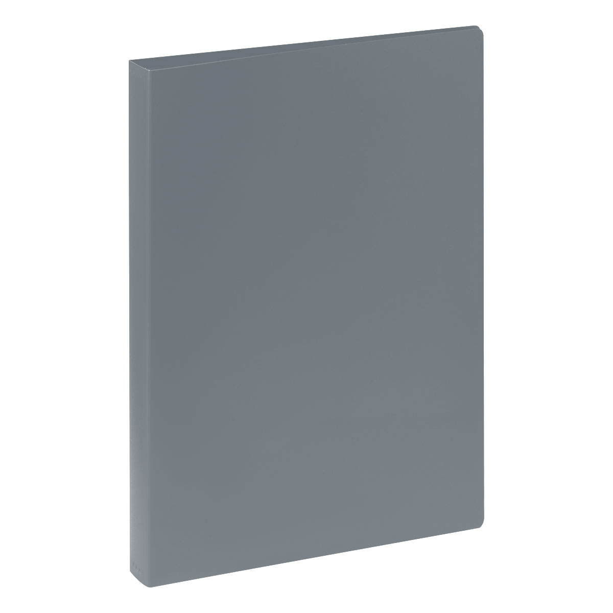 Папка 80 файлов А4 СТАММ 30мм, 600мкм пластик, серая