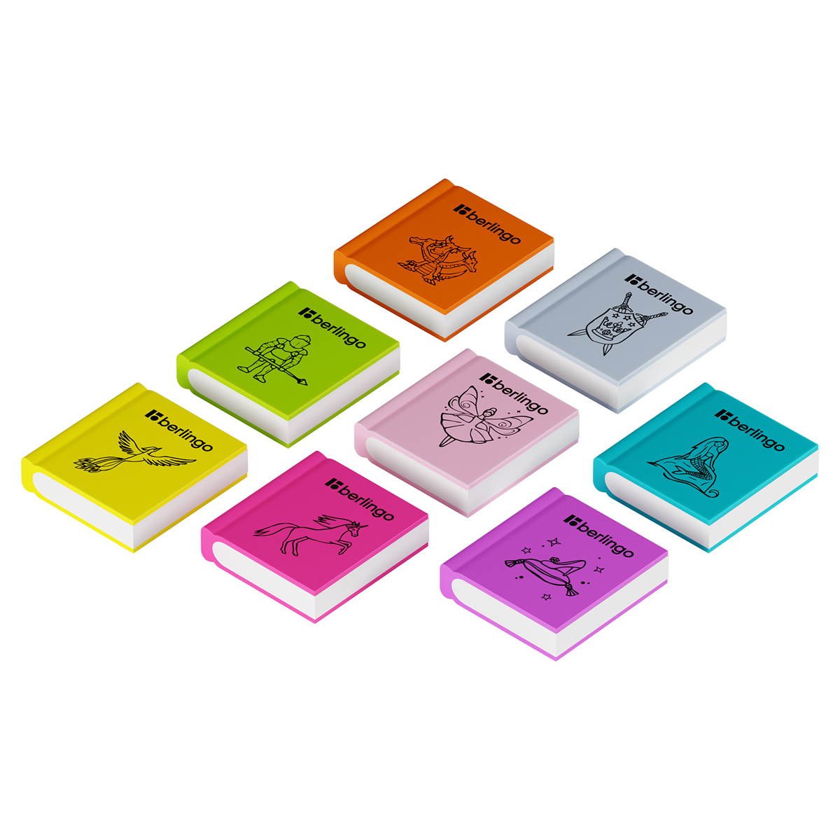 Ластик BERLINGO Fairy Tales 28*25*7мм 1/48