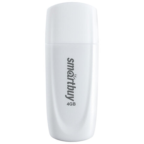 Флэш-диск Smart Buy 4Gb Scout White