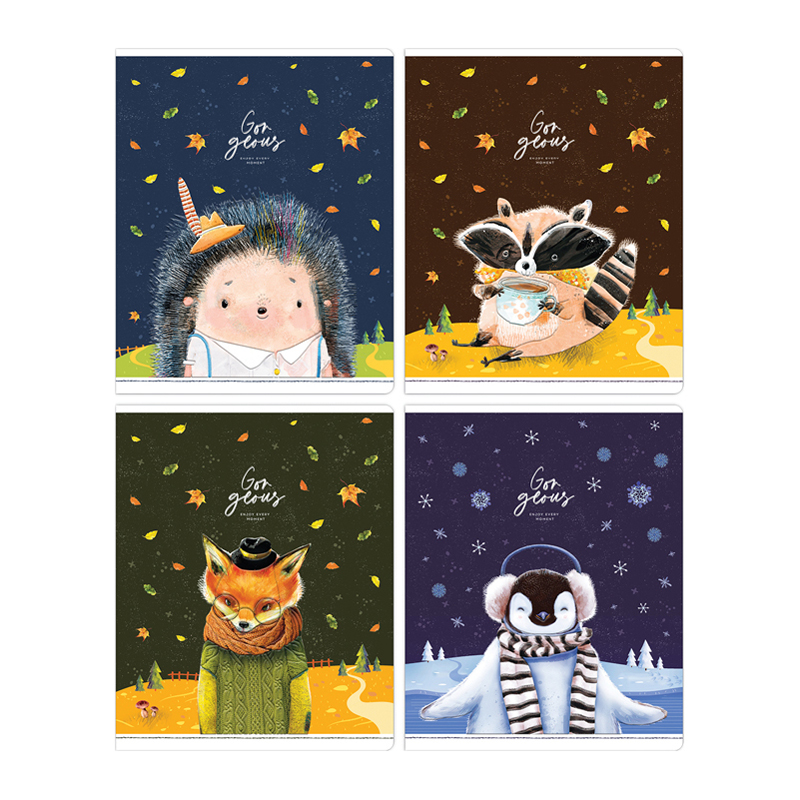 Тетрадь А5 48л кл Greenwich Line. Cute fantasy