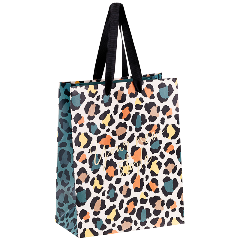 Пакет подарочный 18*23*10см MESHU "Trend style", отд. фольгой, матовая ламинация