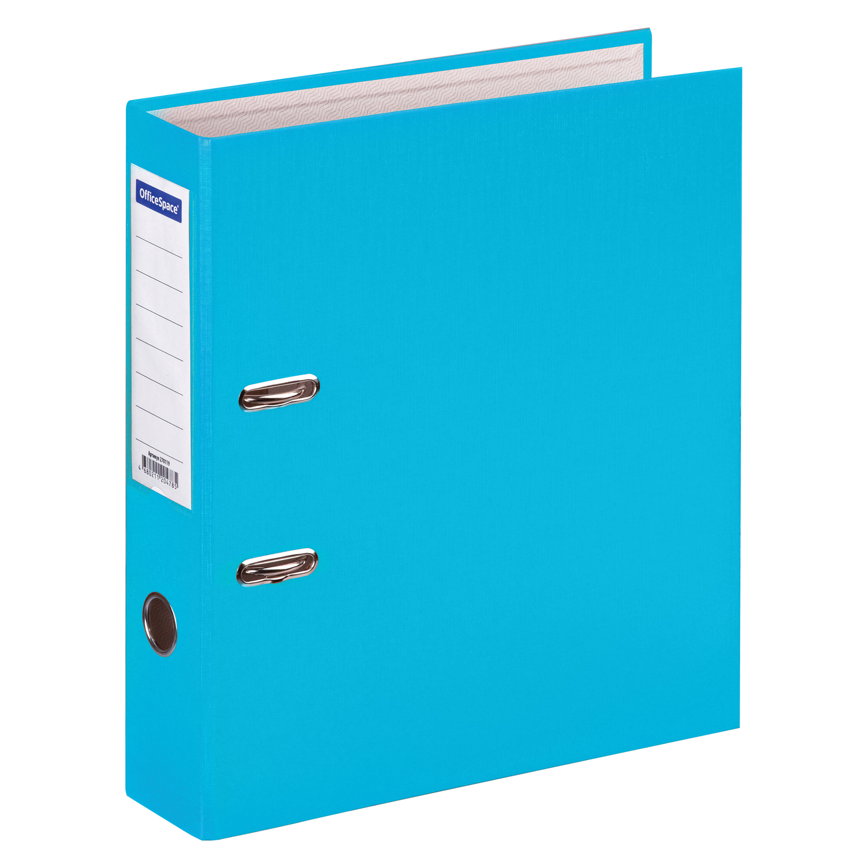 Папка-регистратор 70мм бирюзовый OFFICE SPACE