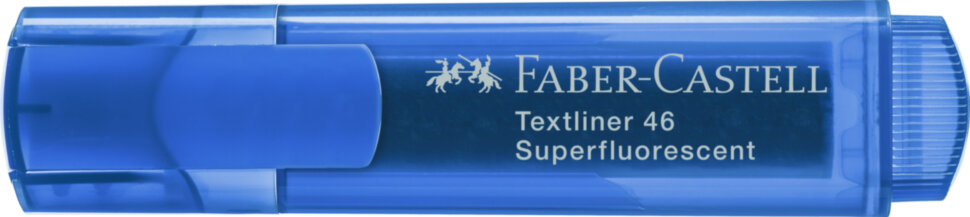 Текстовыделитель FABER-CASTELL 46 Superfluorescent 1-5мм синий