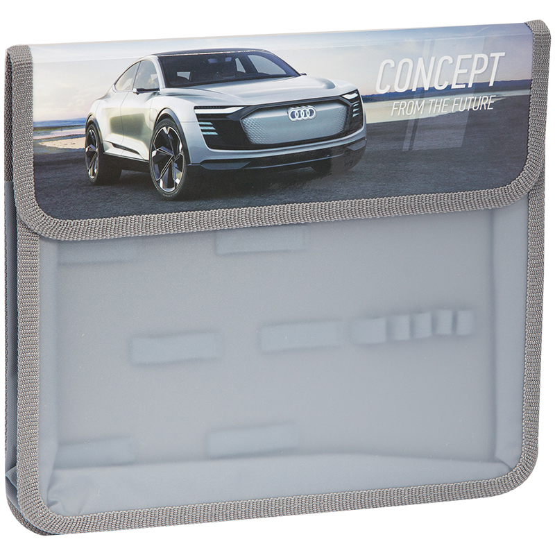 Папка для тетрадей А5 на липучке 2отд ARTSPACE Авто. Supercar серая