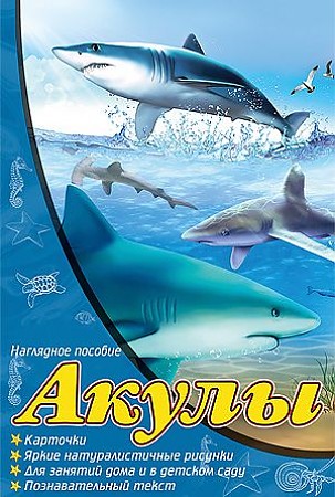 Карточки обучающие АКУЛЫ А4 наглядное пособие