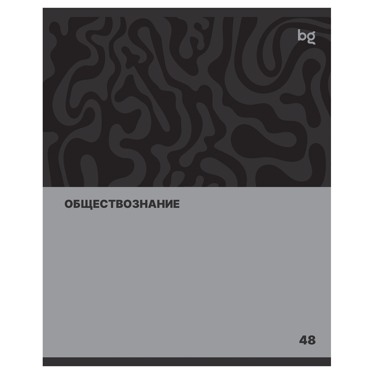 Тетрадь предметная Обществознание 48л. BG "Single colour" - эконом