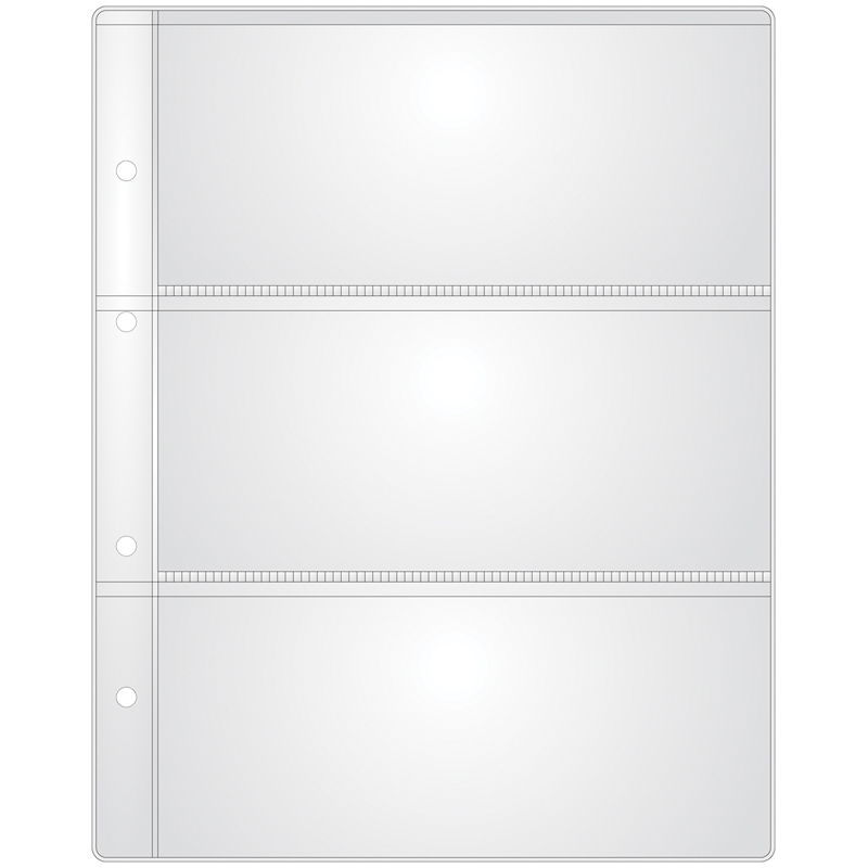 Лист для 3 боны 18,5*8см 120мкм для Optima 1шт