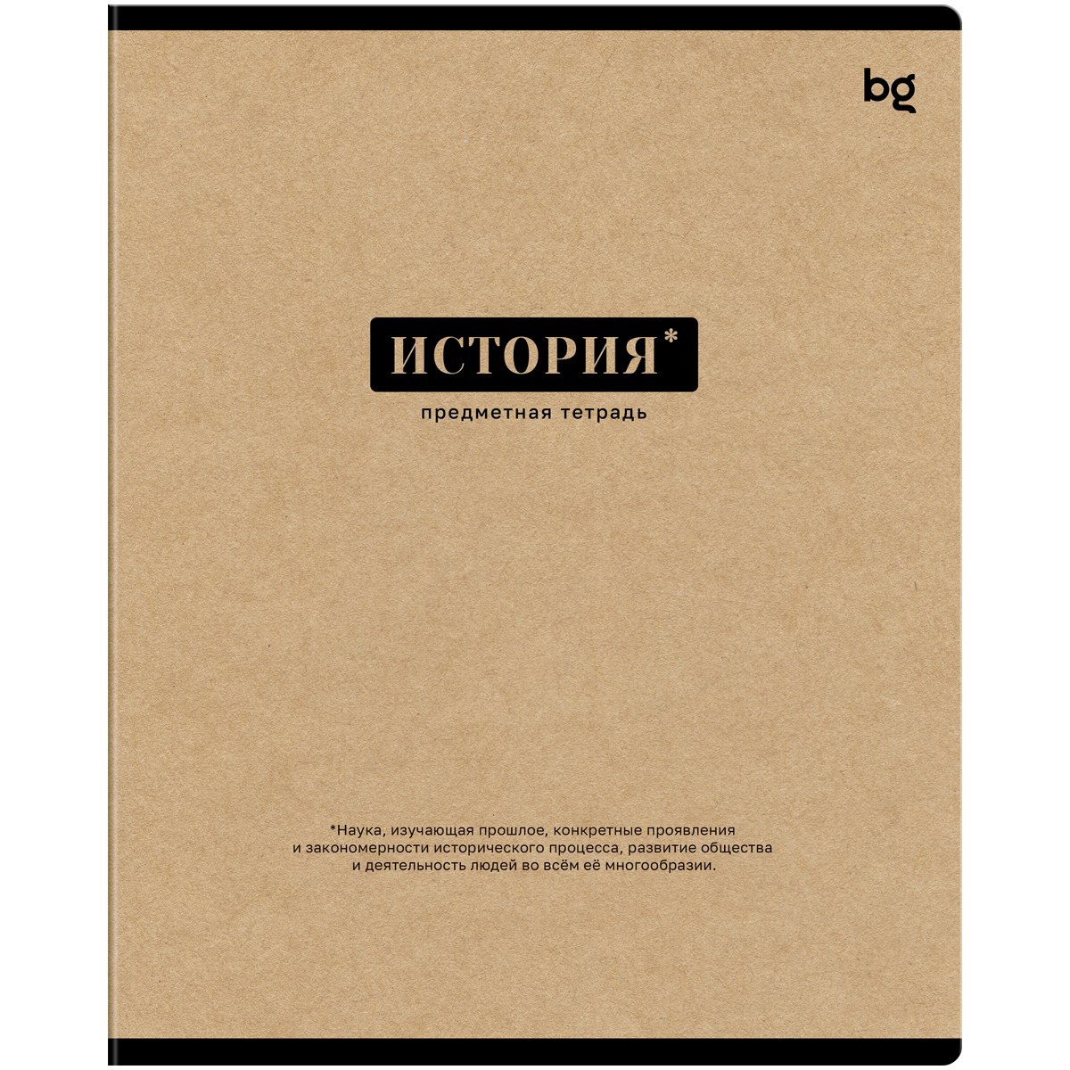 Тетрадь предметная История 48л. BG "Крафт" - матовая ламинация