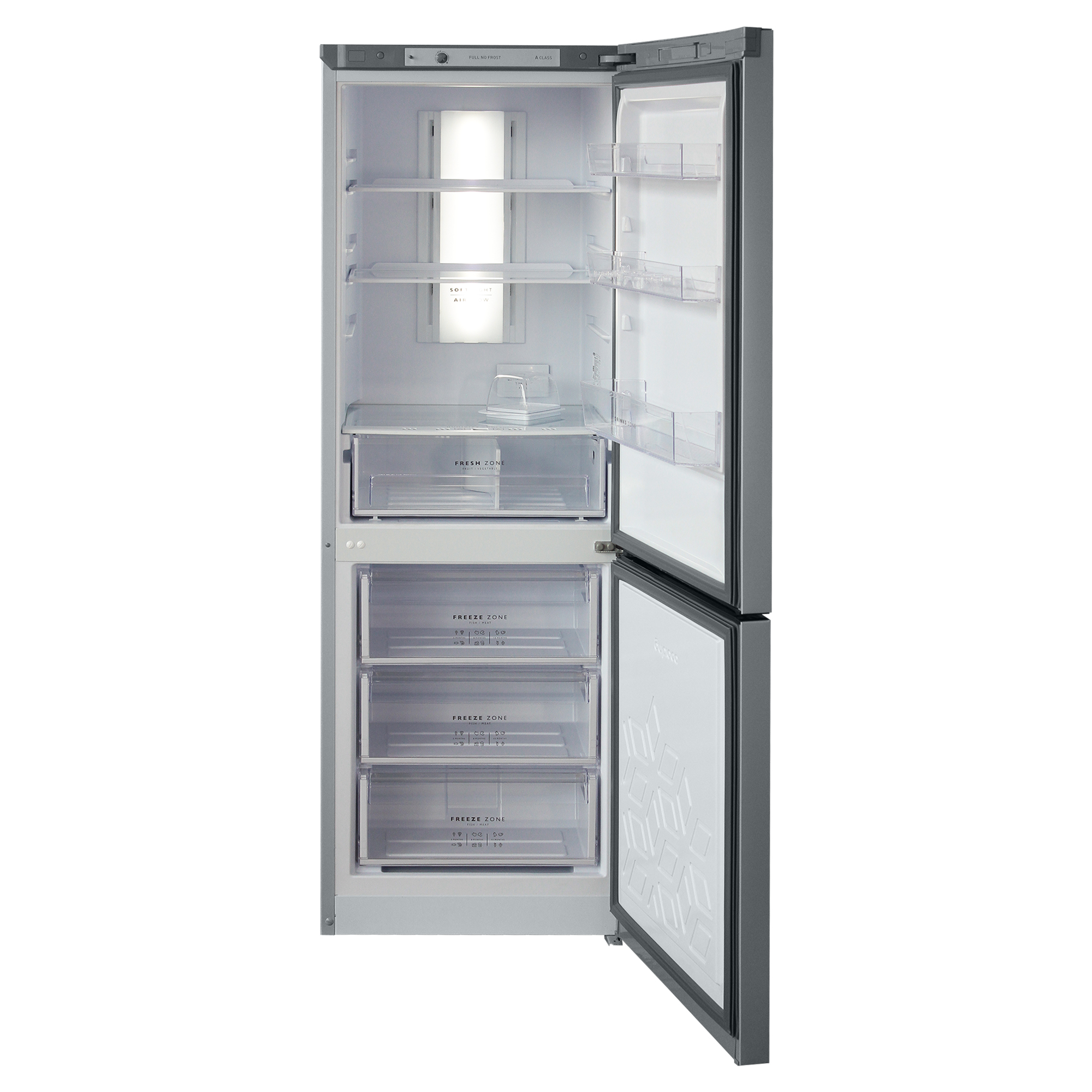 Холодильник Бирюса М 820NF, размер175х60х62,5см, общ. объем 310л. объем морозильной  камеры 100л.