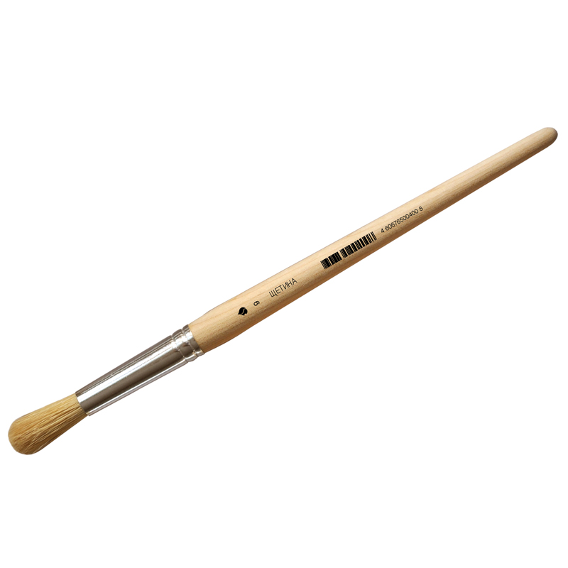 Кисть Щетина круглая №9 ХМ