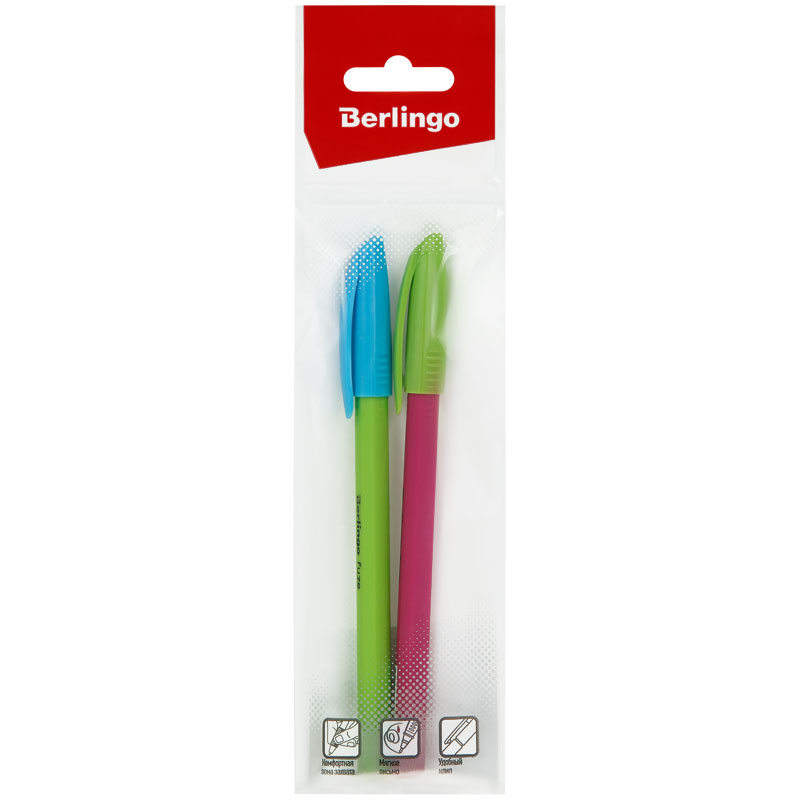 Ручка шариковая синяя BERLINGO 0,5мм Triangle Fuze Stick 