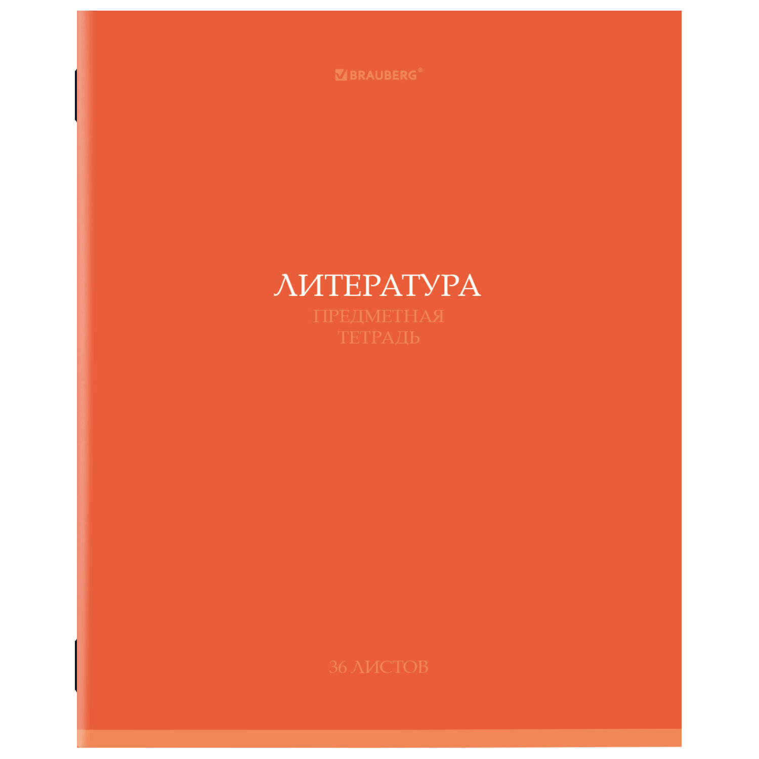 Тетрадь предметная Литература "КОЛОР" 36 л., обложка мелованная бумага, линия, BRAUBERG